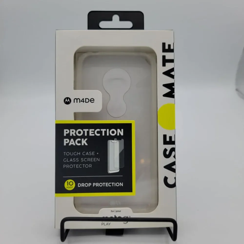 case-mate Moto G7 Candyshell Phone Case in clear